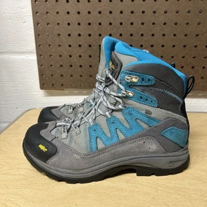 Asolo Neutron blau/grau Wanderschuhe GoreTex wasserdicht Damen Gr. 7,5 Vibram - Bild 1 von 9