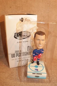 2001/02 UPPER DECK PLAYMAKERS BOBBLEHEAD NHL ERIC LINDROSS BLUE 7" - Picture 1 of 1