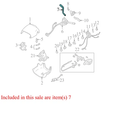2000-05 Chevrolet Impala Automatic Transmission Column Shift Lever 26101680 OEM - Image 1 of 4