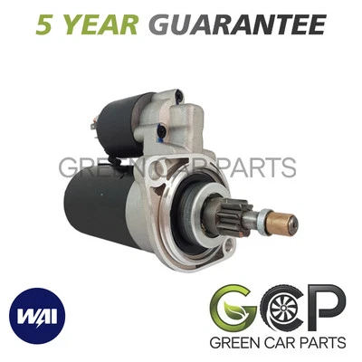 WAI Starter Motor Fits VW Transporter Transporter/Caravelle 1.9 2.1 - Image 1 of 4