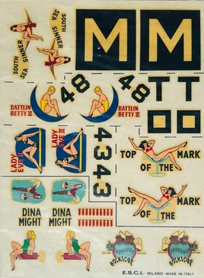 ESCI Decals :  1:72 scale Boeing B-29A Superfortress ESCI | No. 9  - Image 1 of 3