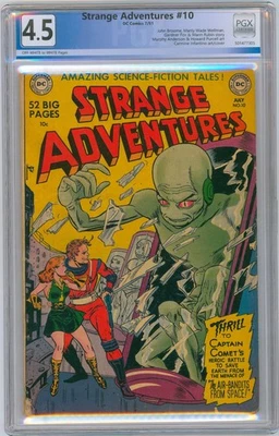 STRANGE ADVENTURES #10 PGX 4.5 Infantino Art/Cover DC COMICS 1951 Not CGC - Image 1 of 3