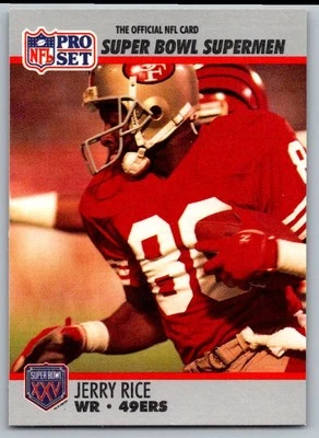 1990 Pro Set Super Bowl 160 Jerry Rice San Francisco 49ers #48 - Image 1 of 2