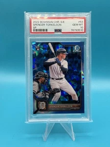 2022 Bowman Chrome Sapphire Edition Image Variation Spencer Torkelson RC PSA 10 - Picture 1 of 2