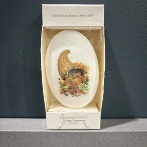 Bleibende Eindrücke Bildseife: Erntedank Füllhorn Bild oval - Bild 1 von 3