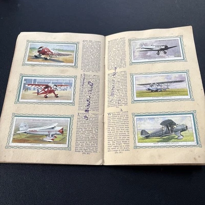 John Player & Son An Album Of Aeroplanes (Civil) 1935 Cigarette Cards Full Set - Image 1 of 4