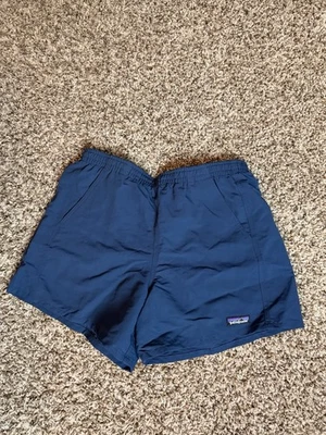 Pantalones Cortos Patagonia Para Mujer 5′′ Entrepierna Azul Ardiente Talla Pequeña Senderismo Aire Libre Foto 1 de 4