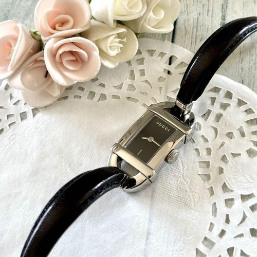 Orologio Gucci usato 6800L pell neraeria batt neraituita