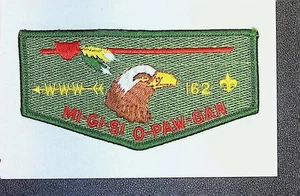 Migisi Opawgan Lodge 162 Detroit Area Council MI Flap GRN Bdr (CB508) - Picture 1 of 2