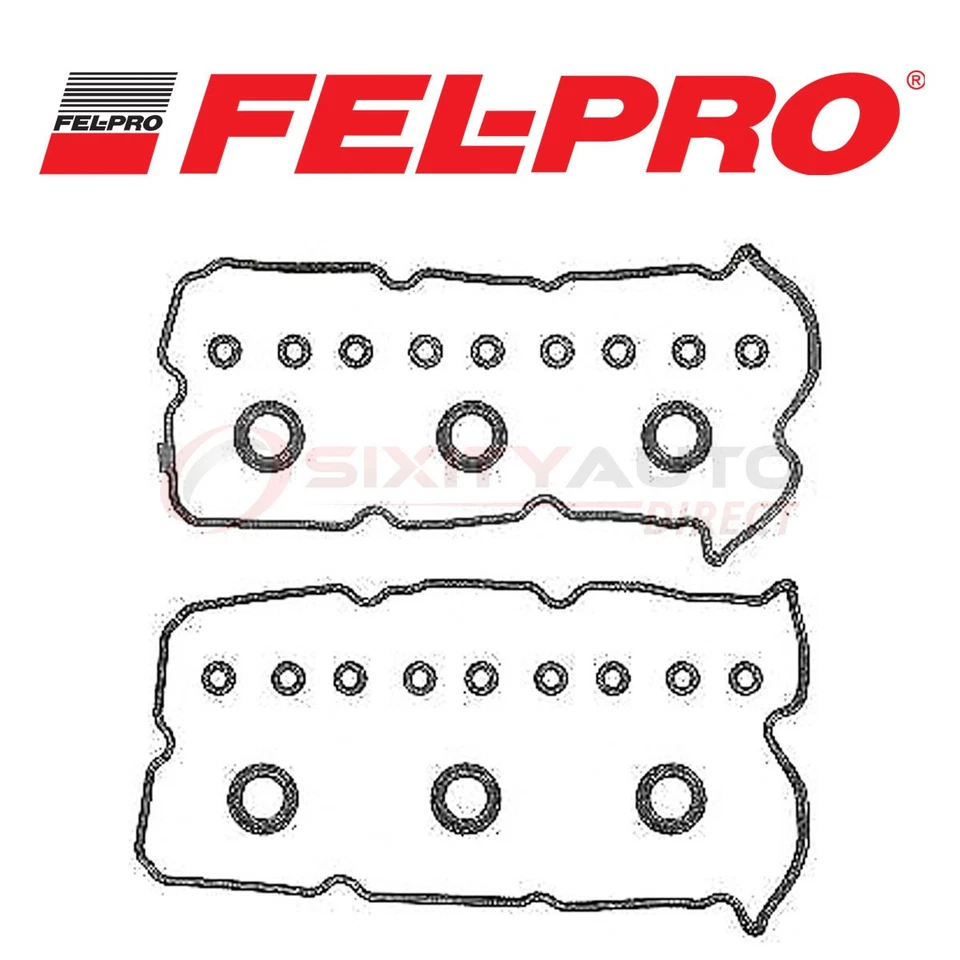 Fel Pro Valve Cover Gasket Set for 1996-1999 Infiniti I30 3.0L V6 - Engine ms - Imagem 1 de 4