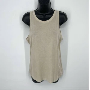 Cotton Citizen NEW Womens Standard Tank Top Lightweight SZ L Vintage Oatmeal - Picture 1 of 7
