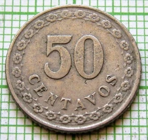 PARAGUAY 1925 50 Centavos km# 12 one year type yes we do combine postage - Picture 1 of 6