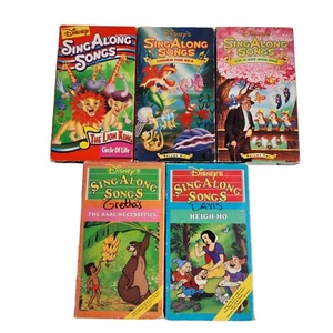 Walt Disney Sing A Llong Songs Vintage VHS Under The Sea Heigh-Ho The Lion King - Bild 1 von 11