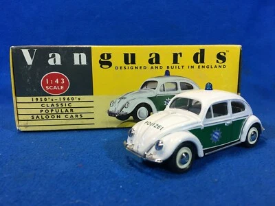 VANGUARDS 1:43 POLIZEI - VOLKSWAGEN MAGGIOLINO 1950-1960 - Cod. VA12OO2 - Immagine 1 di 4