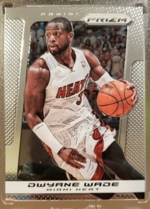 2013-14 Panini Prizm Dwyane Wade Base Card SP #44 2nd Year Prizm