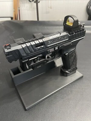 Canik Rival S , TP9 Gun Stand and magazine holder Black  In Color - Image 1 of 4