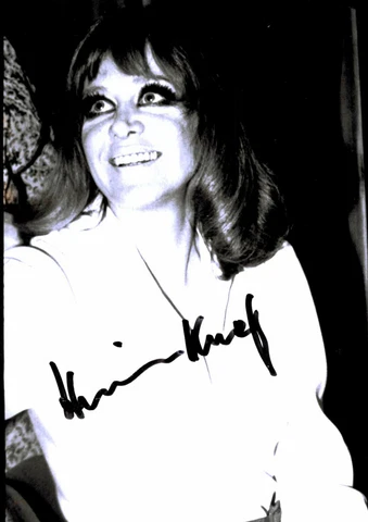 Hildegard Knef Original Signature On German Hgf 232 Cover