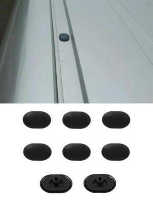 8x Fit For Ford Transit Connect 2014-20 Roof Rack Grommet Plug Cap Black Plastic - Image 1 of 4