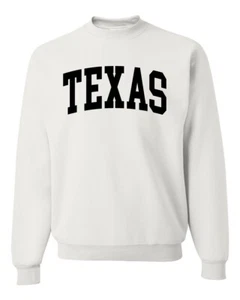 Sudadera Cuello Redondo Estilo Universitario Negra Moda Unisex - Imagen 1 de 3