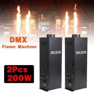 2Pack 200W DMX Fire Thrower Flame Effect Projector Machine Stage Show Club Party