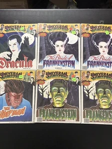 Vintage 1991 Universal Studio Monsters Bügelbild Transfer 7 Stück - Bild 1 von 7