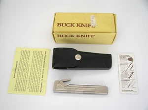Buck Steelmaster 137 Knife Sharpener w/ Box and Paper Knives - Picture 1 of 7