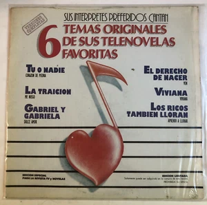 6 TEMAS ORIGINALES DE TELENOVELAS, FEAT. VERONICA CASTRO - 1985 MEXICAN LP - Bild 1 von 4