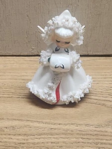 1958 Holt Howard Christmas Angel Candle Holder Figurines Vintage Japan - Picture 1 of 6