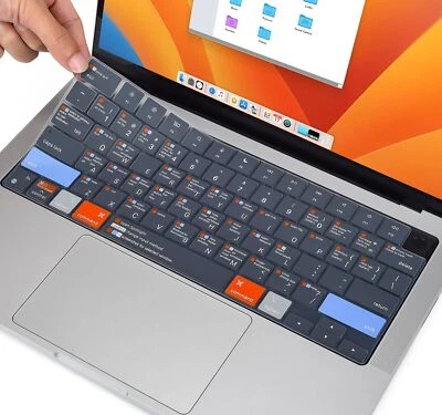 Cubierta de teclado de atajos MacBook para MacBook Pro 14" 16" M3/M2/M1 A2918 A2992... Foto 1 de 4