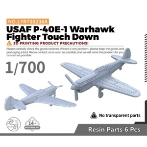 Yao'sStudio LYR700236A 1/700 Modelo Kit USAF P-40E-1 Warhawk Fighter Touch Down - Imagen 1 de 5