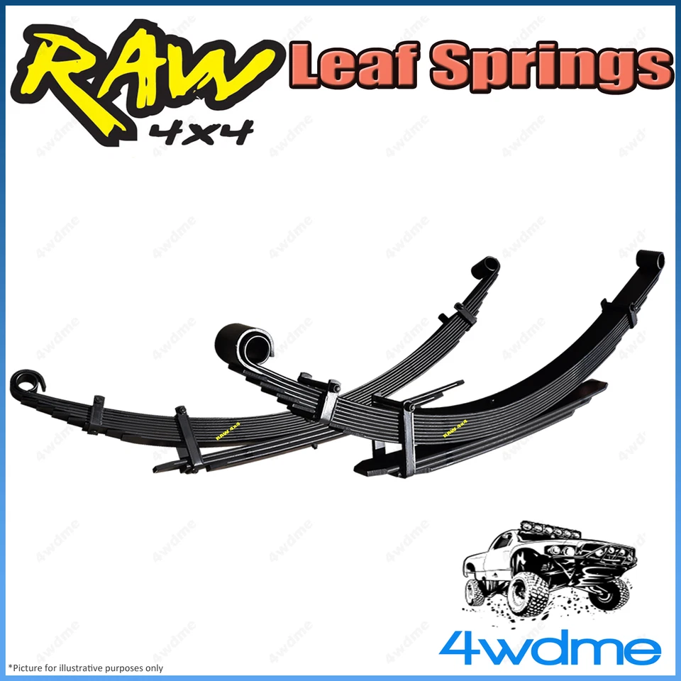 Ford Courier PC PD PE 4WD RAW Rear Leaf Spring Heavy Load 200-400kg 2" 40mm Lift - image 1 of 1