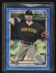 2020 Bowman Chrome Sapphire Owen Miller BCP-102 Refractor Brewers - Picture 1 of 2