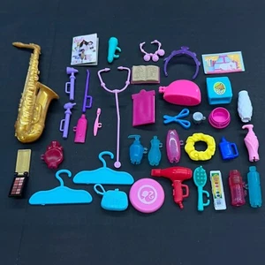 Lot Of Barbie Doll Dollhouse Accessories Doctor Dentist Office Groomers Bundle - Picture 1 of 10