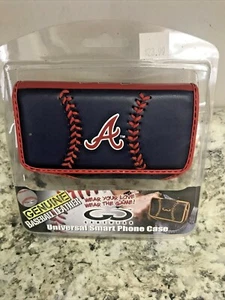 Atlanta Braves Baseball Universal Smart Phone Case 4.7" L X 3" W X 3/4" NIB - Picture 1 of 2