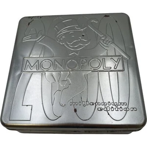 Monopoly Millennium Edition Board Game Tin Box Used - Picture 1 of 6