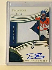 2016 Immaculate Collection Rookie Patch Autographs Devontae Booker /49 - Bild 1 von 1