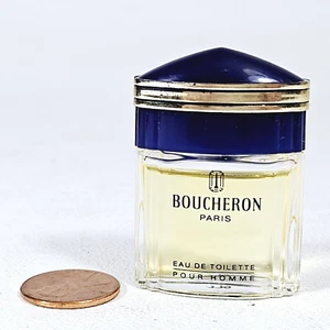 VINTAGE BOUCHERON Pour HOMME .15 OZ EAU DE TOILETTE Mini Paris No Box - Picture 1 of 3