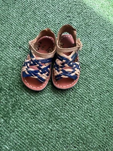 BABY TODDLER HUARACHE SANDALS. AUTHENTIC MEXICAN KIDS SANDALS - Picture 1 of 3