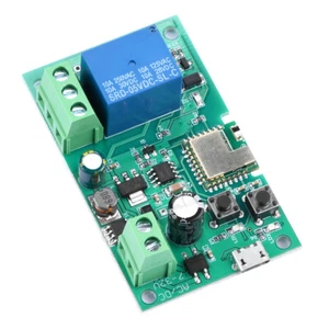 DC 5V-32V WiFi Wireless Smart Switch Relay Jog/Self-locking Relay APP Control US - Picture 1 of 12