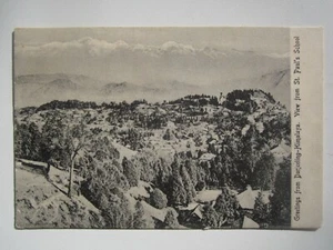 1908 GREETINGS FROM DARJEELING-HIMALAYA. VIEW FROM St.PAUL'S SCHOOL - Picture 1 of 2