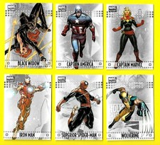 2014 Upper Deck Marvel Now Silver Foil Parallel Cards #s 1-100 You Pick 