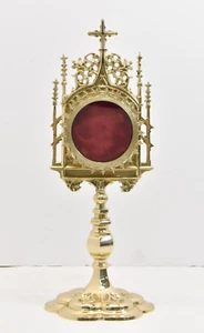 + Brass Gothic Church Reliquary For Your Relic (#401) Church Saint, Chalice Co. - Picture 1 of 20