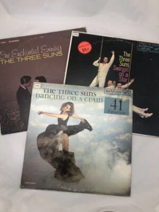 Three (3) The Three Suns LPs Vinyl 12" Record Albums Collection Assorted Titles - Imagen 1 de 7