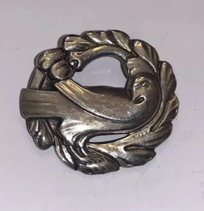 Colgante de Pin de Plata Esterlina Elegante PALOMA LOVEBIRD PALOMA Jensenesque Dinamarca? - Imagen 1 de 6