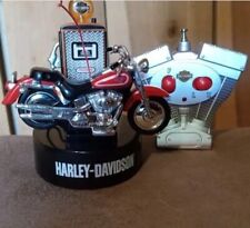 2003 Harley Davidson RC Bike and Gas Pump - Planet Toys - Collectible Rare