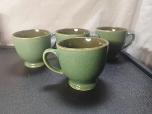 Laguna By Apollo Green Ceramic Cups Set Of Four, Diameter 8.5 Cm, H 9 Cm - Picture 1 of 7