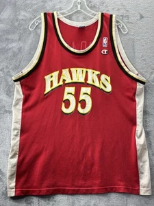 Camiseta De Colección RARA Campeón Atlanta Hawks NBA Dikembe Mutombo #55 Años 90 Adulto XL - Imagen 1 de 24