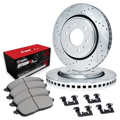 Toyota T100 Front Brake Rotor Kit with Hardware, Fits 1993-1998 Foto 1 de 4