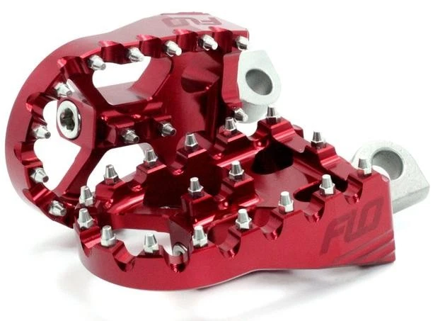 Flo V2 MX 风格脚钉红色哈雷戴维森公头底座 — 第 1/1 张图片