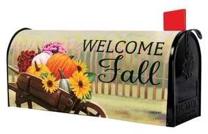 Harvest Wheelbarrow Nylon Mailbox Cover - Picture 1 of 1